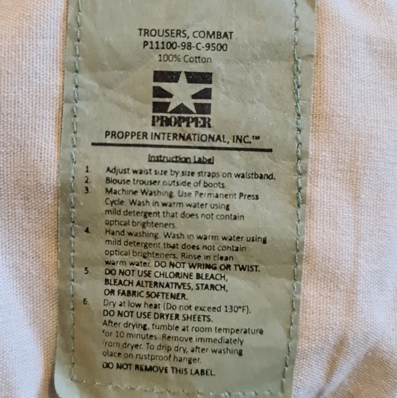 Propper International Mens Camo Combat Trousers - Picture 6 of 6